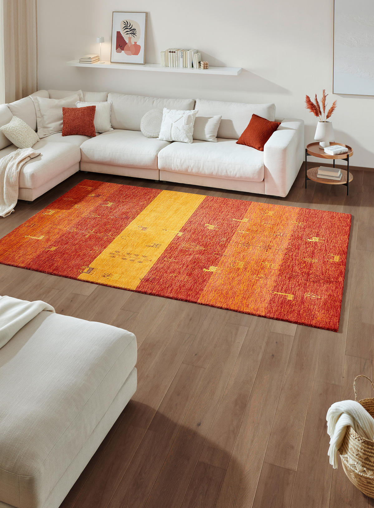 ORIENTTEPPICH 160/230 cm Chasca Rot  - Rot, LIFESTYLE, Textil (160/230cm) - Cazaris
