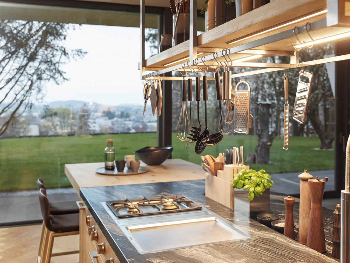 EINBAUKÜCHE   - Eichefarben, Natur, Holz - TEAM 7