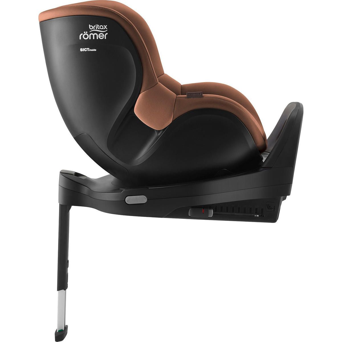 REBOARDER-KINDERSITZ Dualfix Pro M  - Cognac, Basics, Kunststoff/Textil (44/48/74cm) - Britax Römer