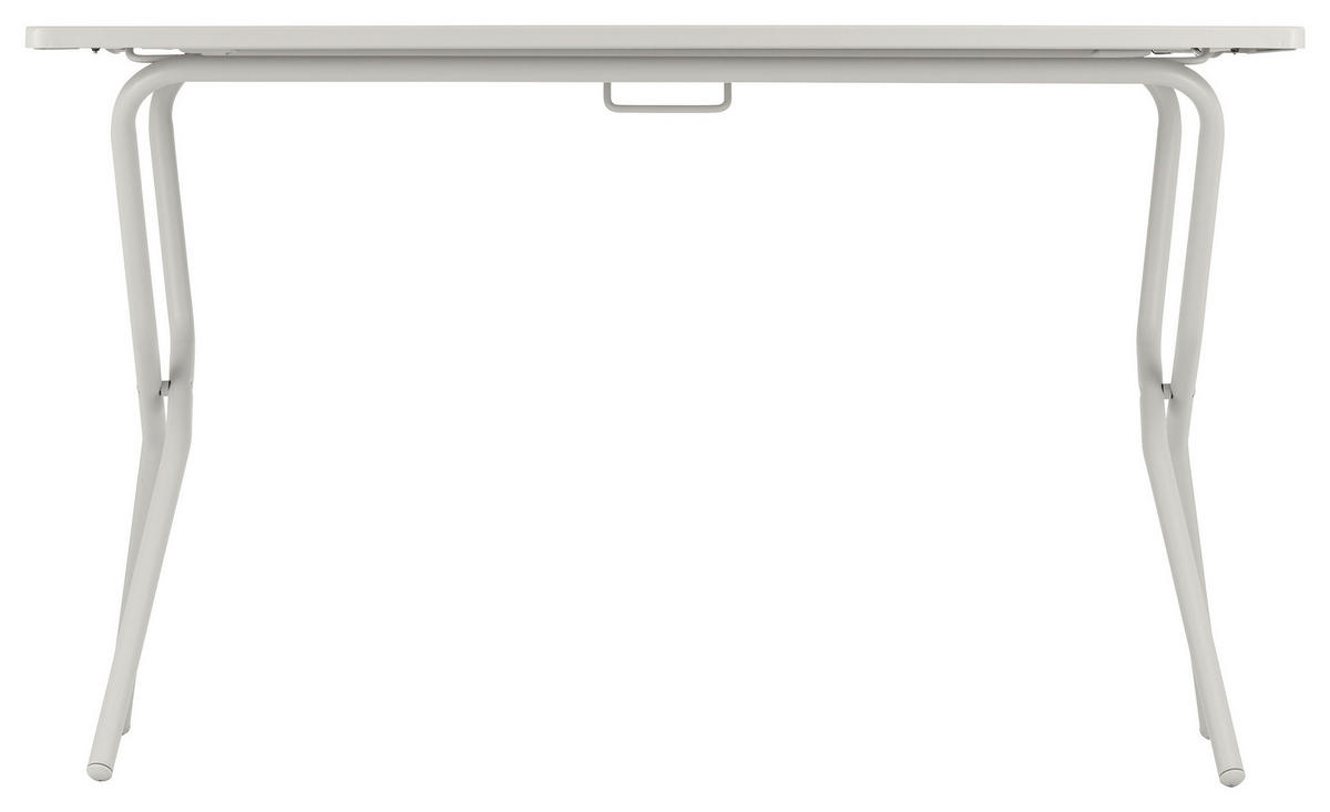 GARTENKLAPPTISCH 120/70/72 cm Metall rechteckig  - Beige, Basics, Metall (120/70/72cm) - Lafuma Mobilier