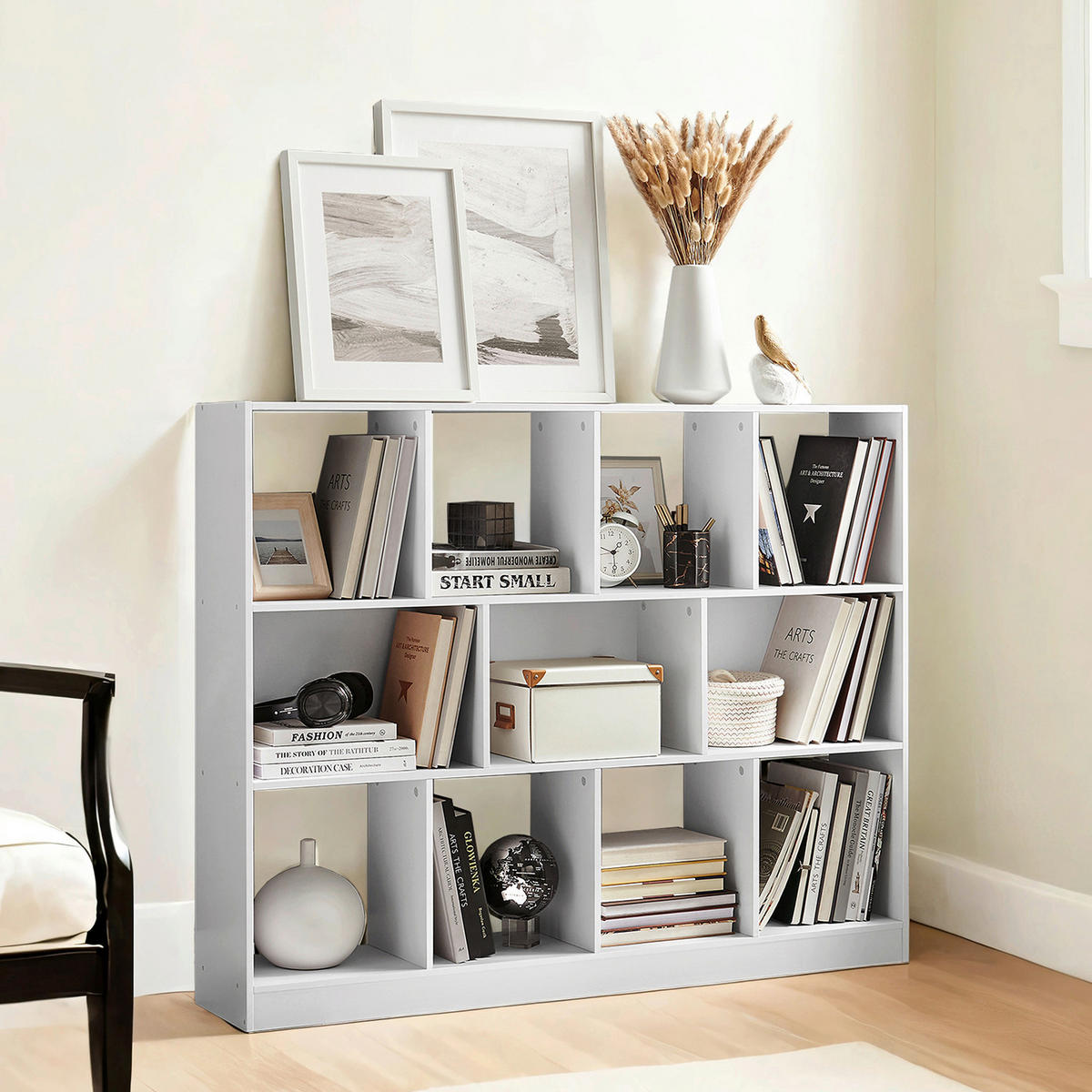 STANDREGAL  126/100/30 cm Weiß  - Weiß, Design, Holzwerkstoff (126/100/30cm) - Boxxx