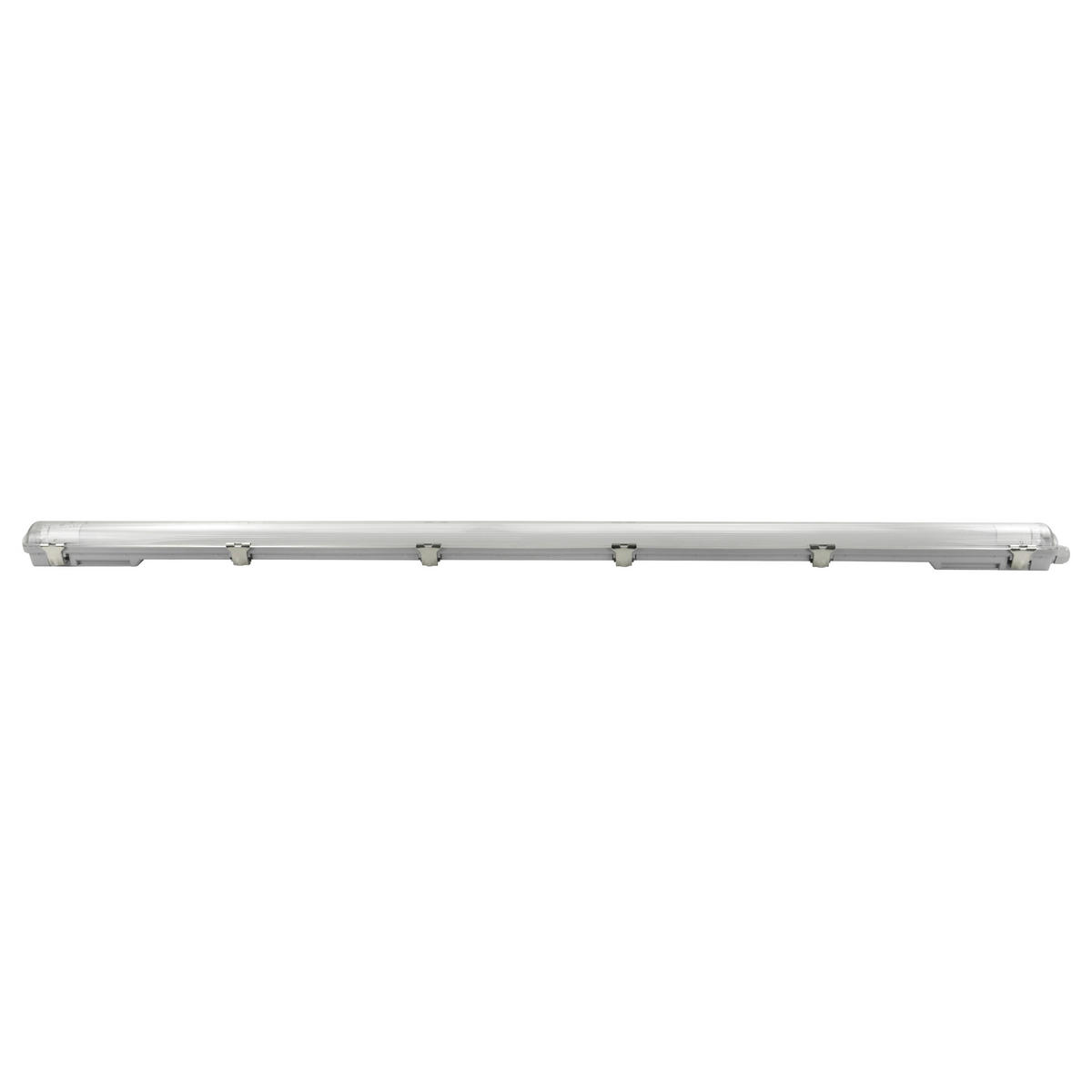 LED-DECKENLEUCHTE 126,8/6,2/5,2 cm   - Grau, Basics, Kunststoff (126,8/6,2/5,2cm)