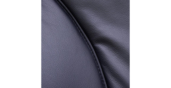 RELAXSESSEL in Leder Schwarz  - Edelstahlfarben/Schwarz, Design, Leder/Metall (75/106/88cm) - Dieter Knoll