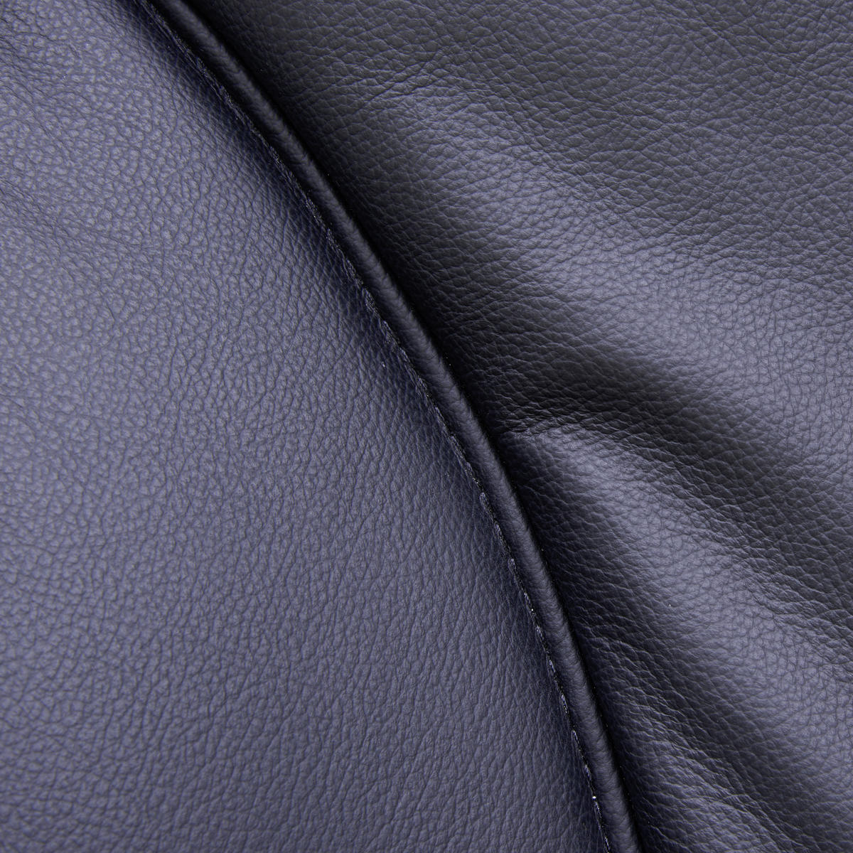 RELAXSESSEL in Leder Schwarz  - Edelstahlfarben/Schwarz, Design, Leder/Metall (75/106/88cm) - Dieter Knoll