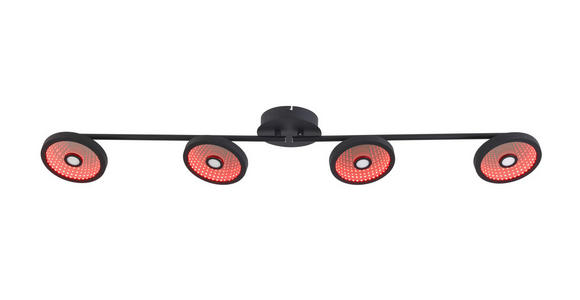 LED-STRAHLER 128/17/14 cm - Schwarz, LIFESTYLE, Kunststoff/Metall (128/17/14cm) - Novel