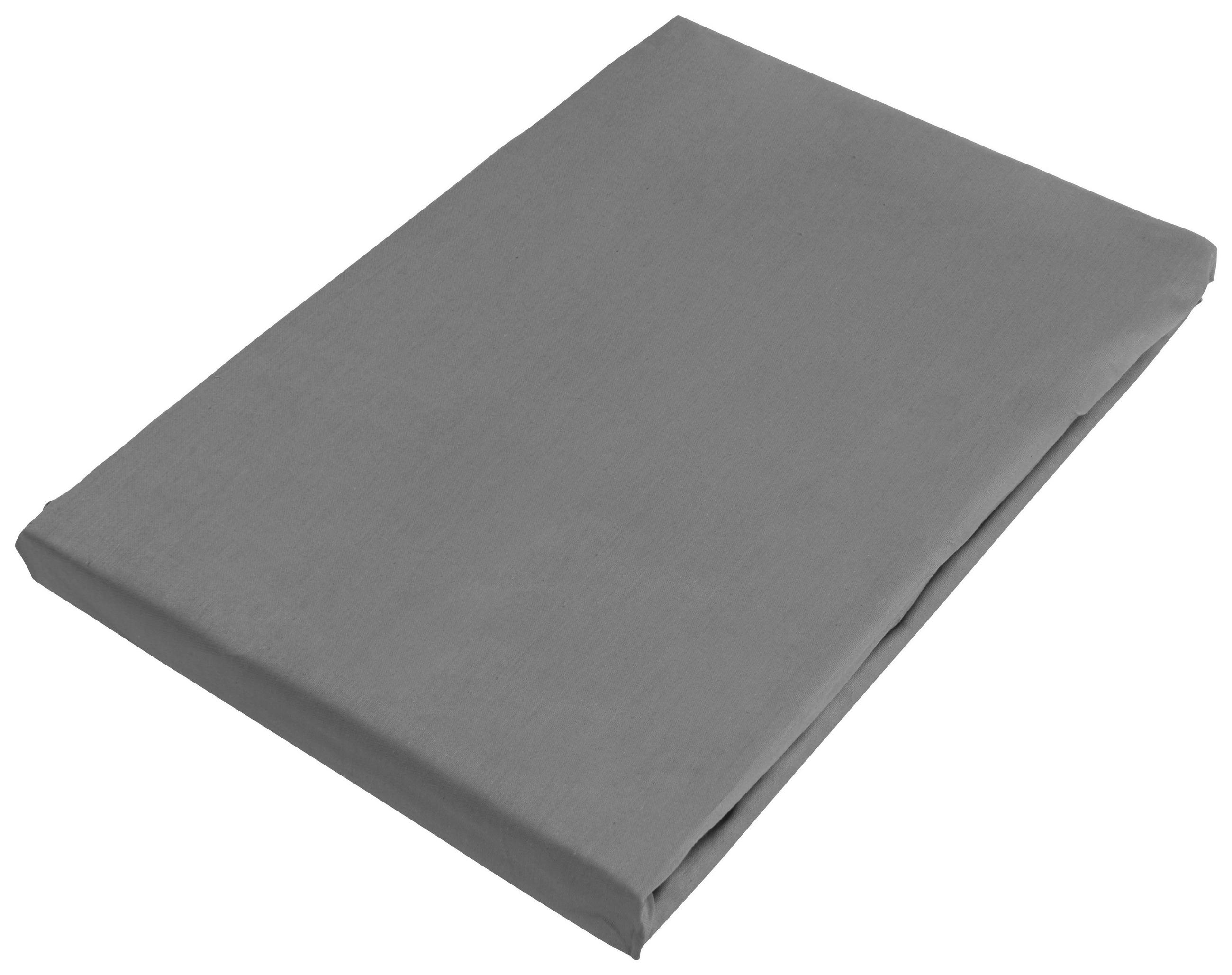 SPANNLEINTUCH 90-100/200 cm  - Grau, Basics, Textil (90-100/200cm) - Novel