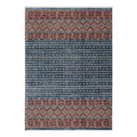 WEBTEPPICH 65/130 cm Korsika Blau, Rot  - Blau/Rot, Design, Textil (65/130cm) - Novel