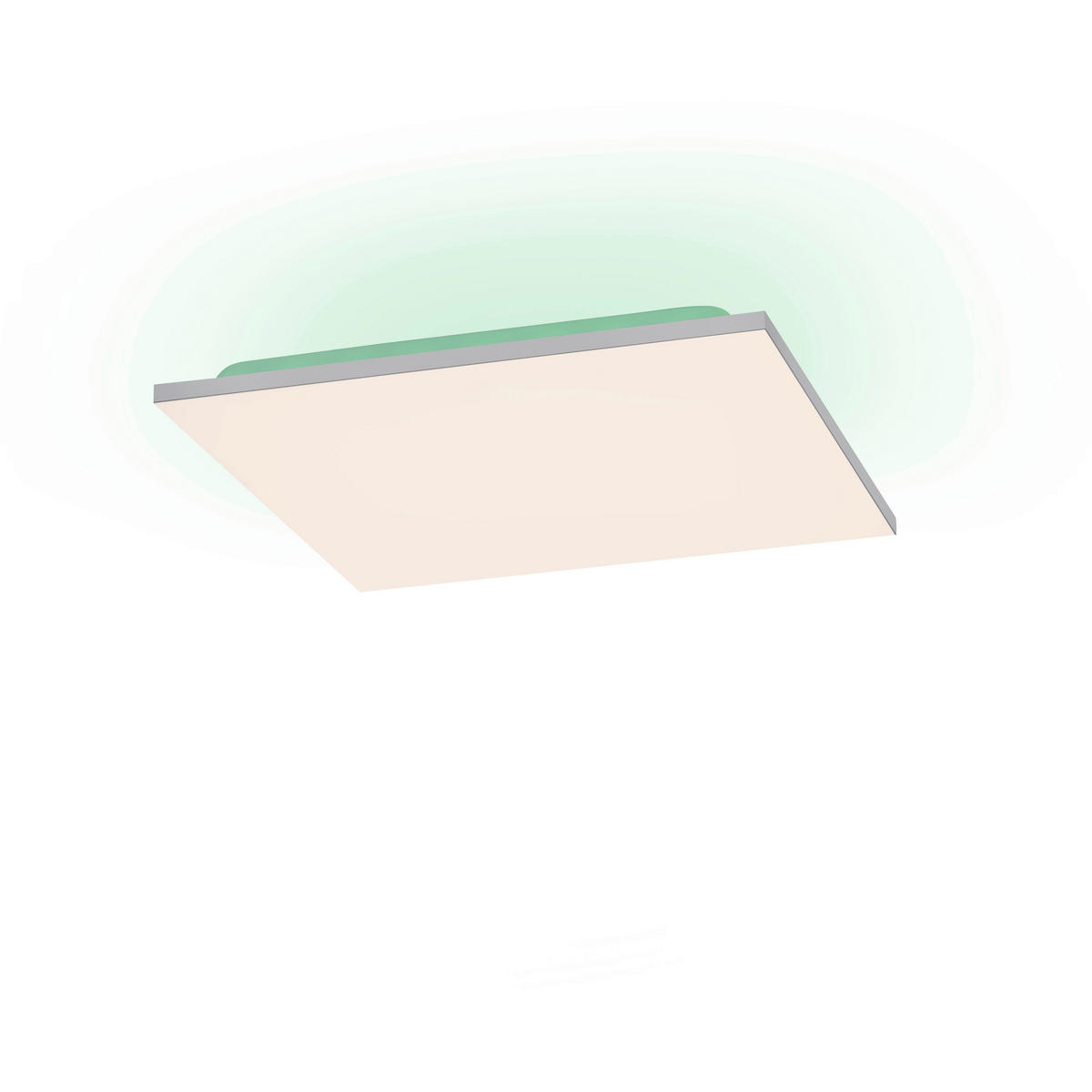 LED-DECKENLEUCHTE 45/45/7 cm   - Weiß, Design, Kunststoff/Metall (45/45/7cm)