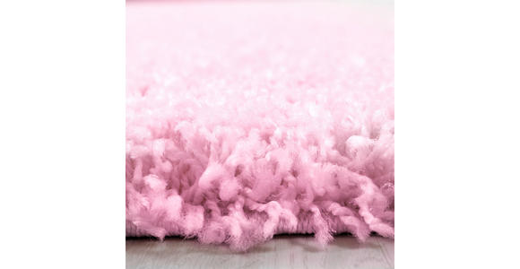 HOCHFLORTEPPICH 200/200 cm Life Rosa - Rosa, KONVENTIONELL, Textil (200/200cm) - Novel