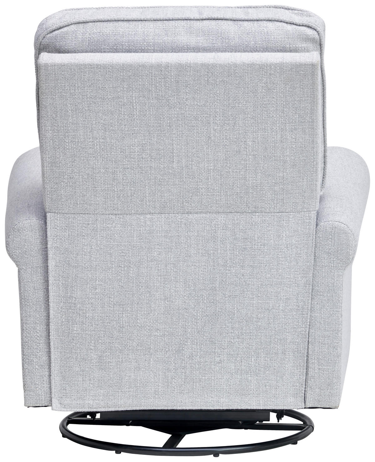 FERNSEHSESSEL in Webstoff Weiss  - Weiss/Schwarz, Konventionell, Kunststoff/Textil (94/102/100cm) - Livetastic