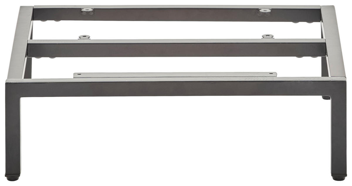 FUßGESTELL - Schwarz, Basics, Metall (45/13/40,5cm) - Novel