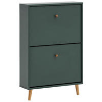 SCHUHKIPPER  in 59,8/92,2/19,55 cm  - Waldgrün, Design, Holz/Holzwerkstoff (59,8/92,2/19,55cm) - MID.YOU