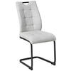 SCHWINGSTUHL  in Eisen Mikrofaser  - Beige/Schwarz, LIFESTYLE, Textil/Metall (44/96/59cm) - MID.YOU
