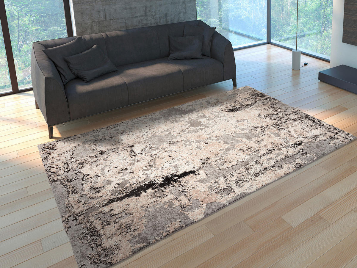 VINTAGE-TEPPICH 240/290 cm Timeline Quantum Hellgrau  - Hellgrau, Design, Textil (240/290cm) - Novel