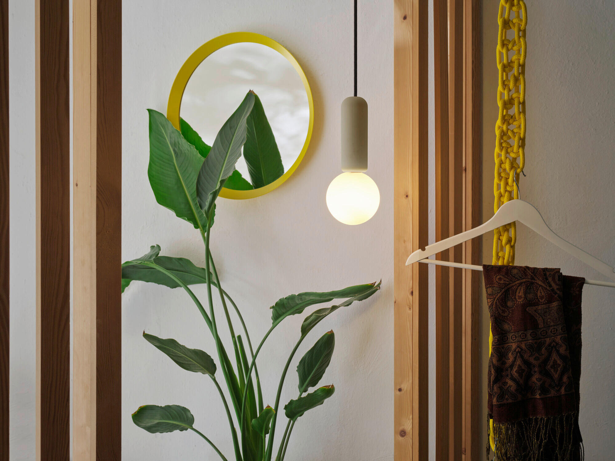 HÄNGELEUCHTE 10/120 cm   - Beige, Basics, Stein (10/120cm) - Osram