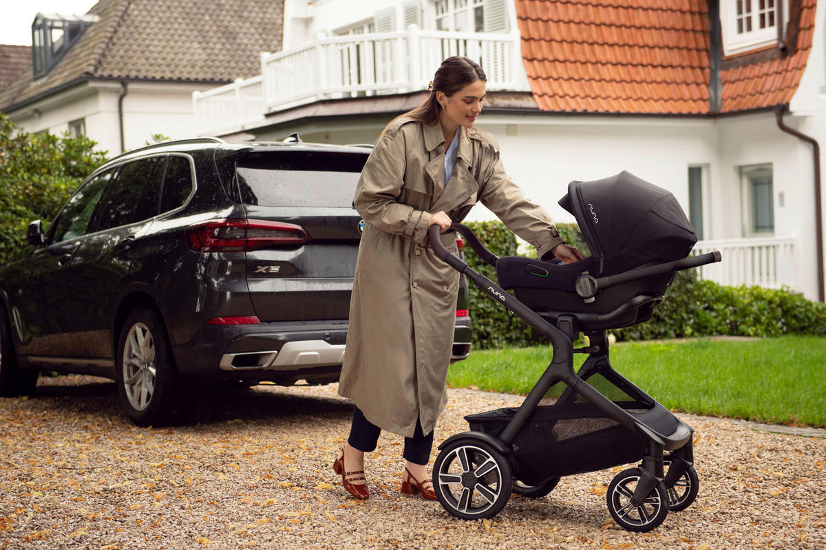 BABYSCHALE  PIPA NEXT Chestnut  - Graubraun/Grün, Basics, Kunststoff/Textil (44/59/67cm) - Nuna