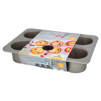 MUFFINSPLÅT - grå, Basics, metall (34/5,5/22cm) - Birkmann