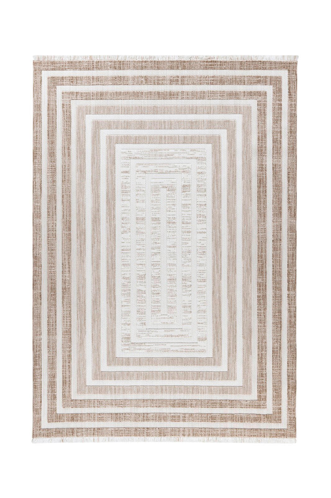 TEPPICH 80/150 cm Sarai 125 Braun / Beige Braun, Beige  - Beige/Braun, KONVENTIONELL, Textil (80/150cm)