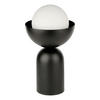 TISCHLEUCHTE 20/36,5 cm   - Schwarz, Basics, Glas/Metall (20/36,5cm) - Osram
