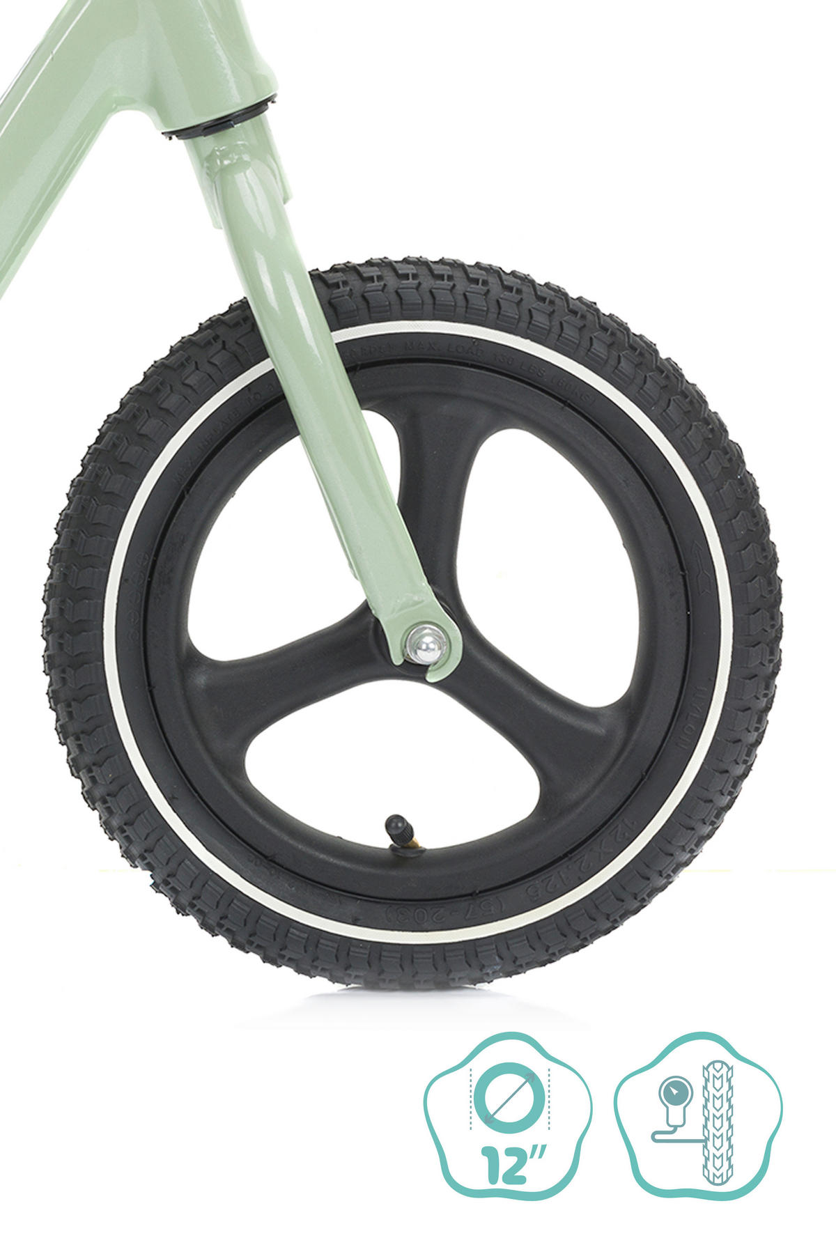 BICIKL BEZ PEDALA - mintzelena, Osnovno, metal/plastika (92/38cm) - Fillikid