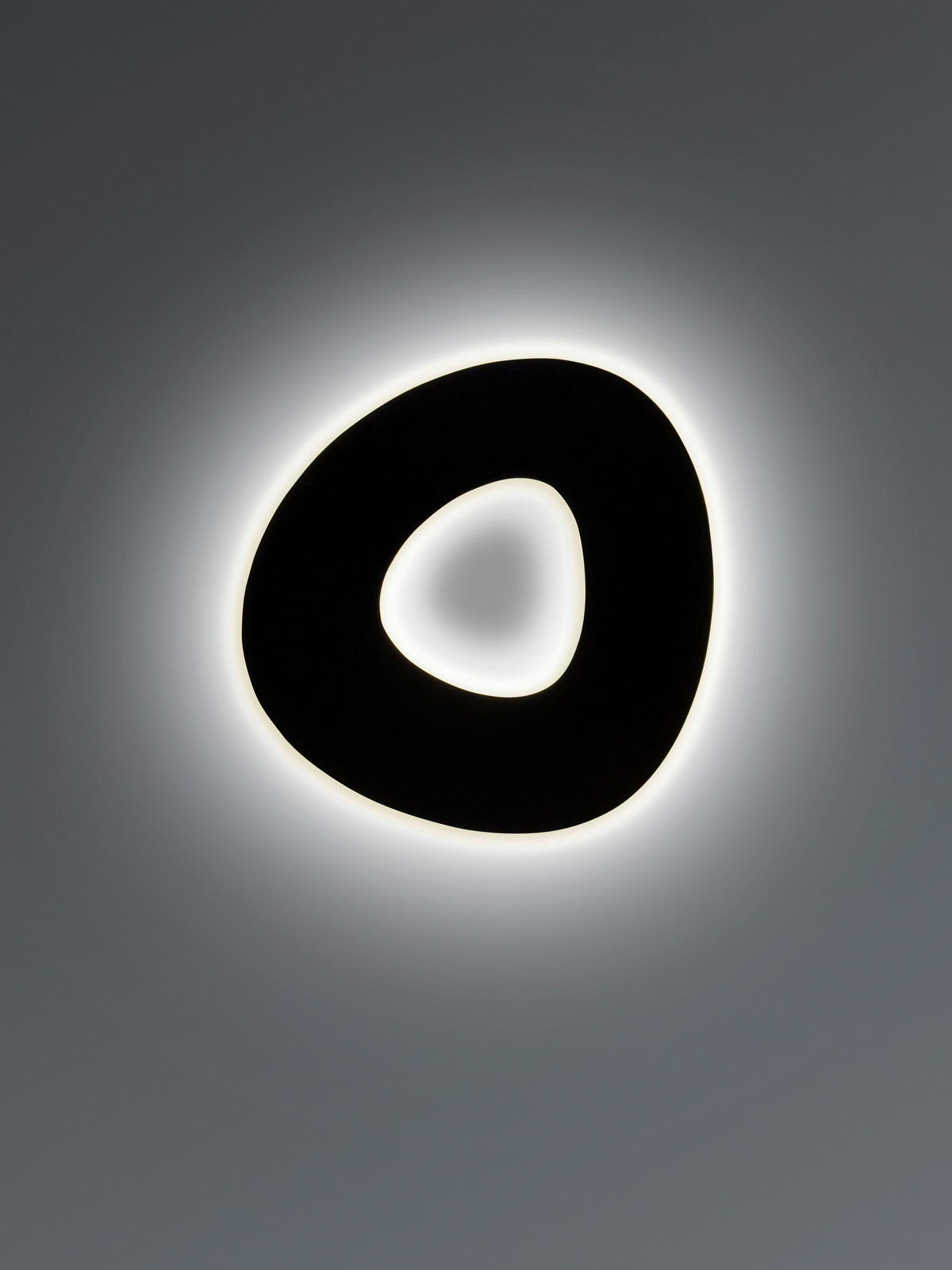 LED-DECKENLEUCHTE 70/50/3,5 cm   - Schwarz, Design, Metall (70/50/3,5cm) - BOPP