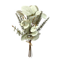 KUNSTBLUME Eukalyptus  - Dunkelgrün/Grün, Basics, Kunststoff (30cm)
