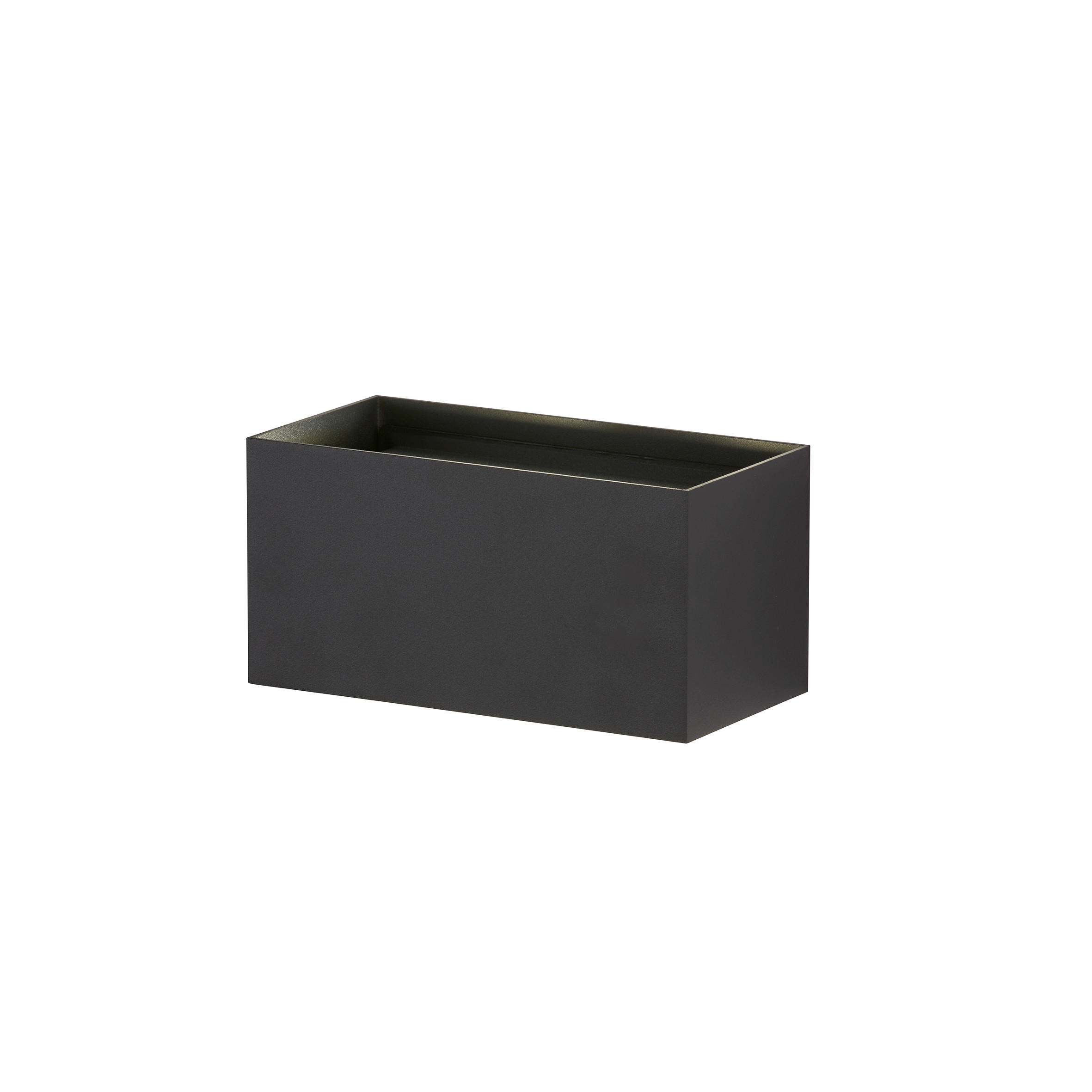 Fischer & Honsel Led-Wandleuchte Wallo Schwarz 10x10x20 cm