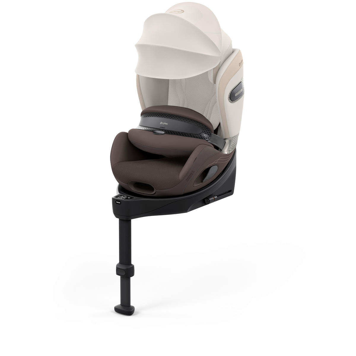 KINDERAUTOSITZ Anoris Si Style Amber Brown  - Hellbraun, Basics, Kunststoff/Textil (61/45/60cm) - cybex PLATINUM