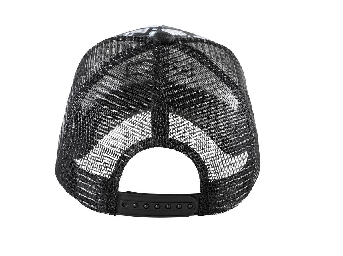 BASEBALLKAPPE - Schwarz/Weiß, Design, Textil