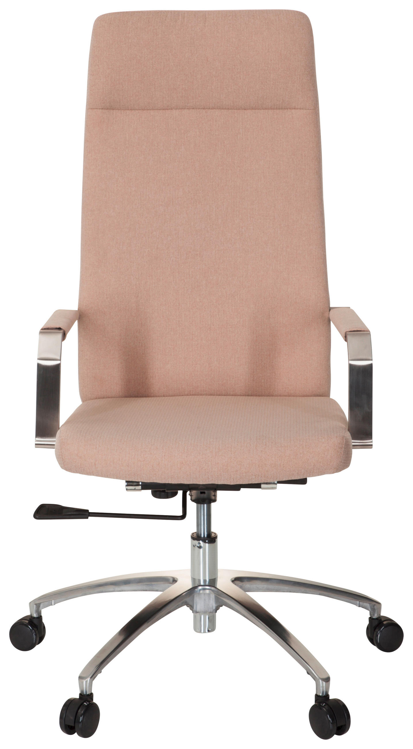 DREHSTUHL Flachgewebe Beige  - Beige/Alufarben, MODERN, Kunststoff/Textil (56/131/67cm) - MID.YOU