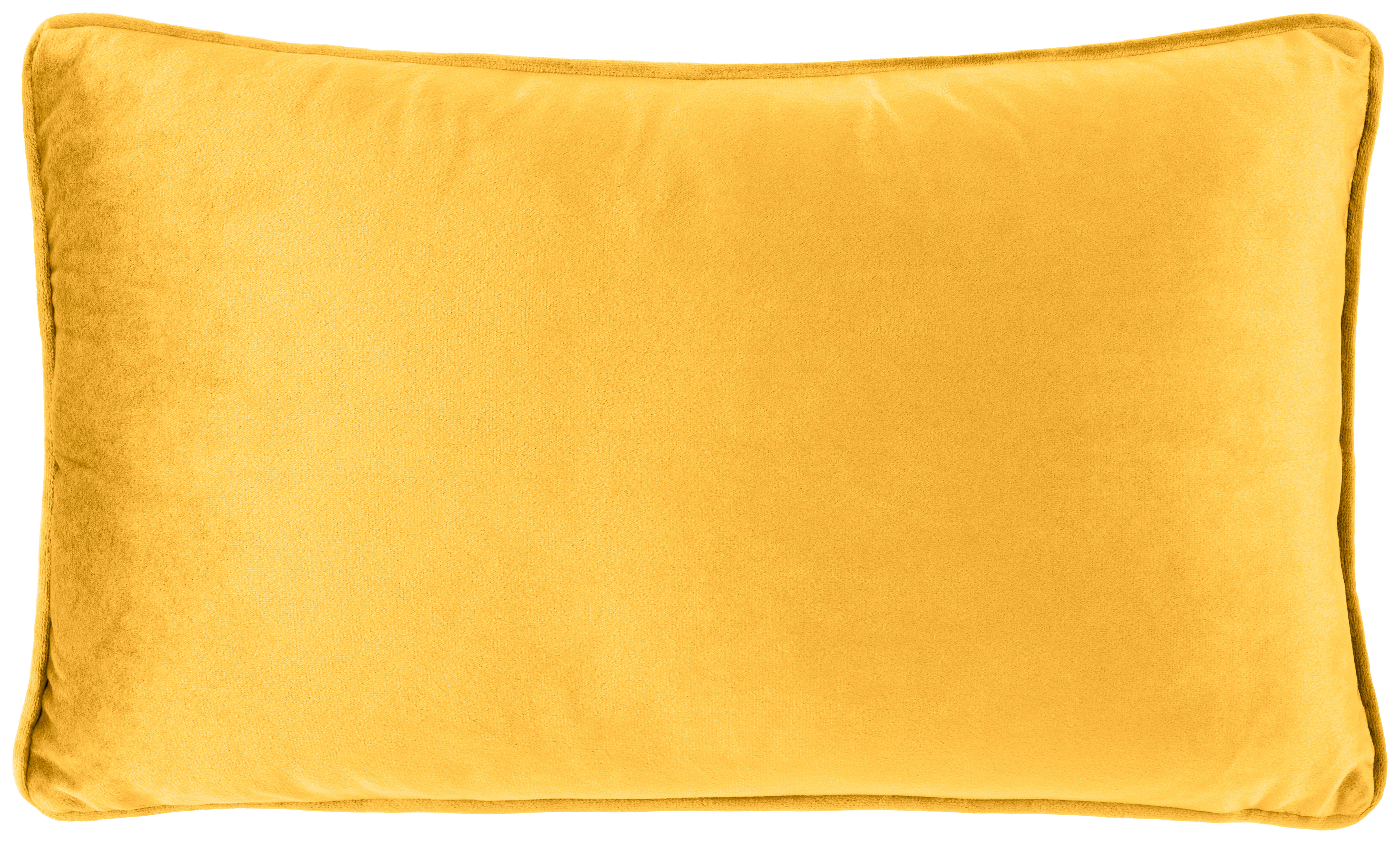 DEKORAČNÍ POLŠTÁŘ 30/50 cm - žlutá, Basics, textil (30/50cm) - Novel
