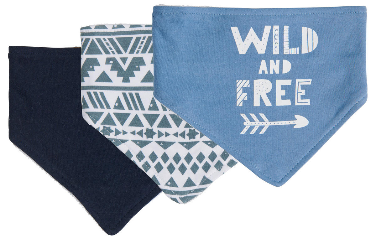 LÄTZCHEN  - Blau, Basics, Textil - Patinio