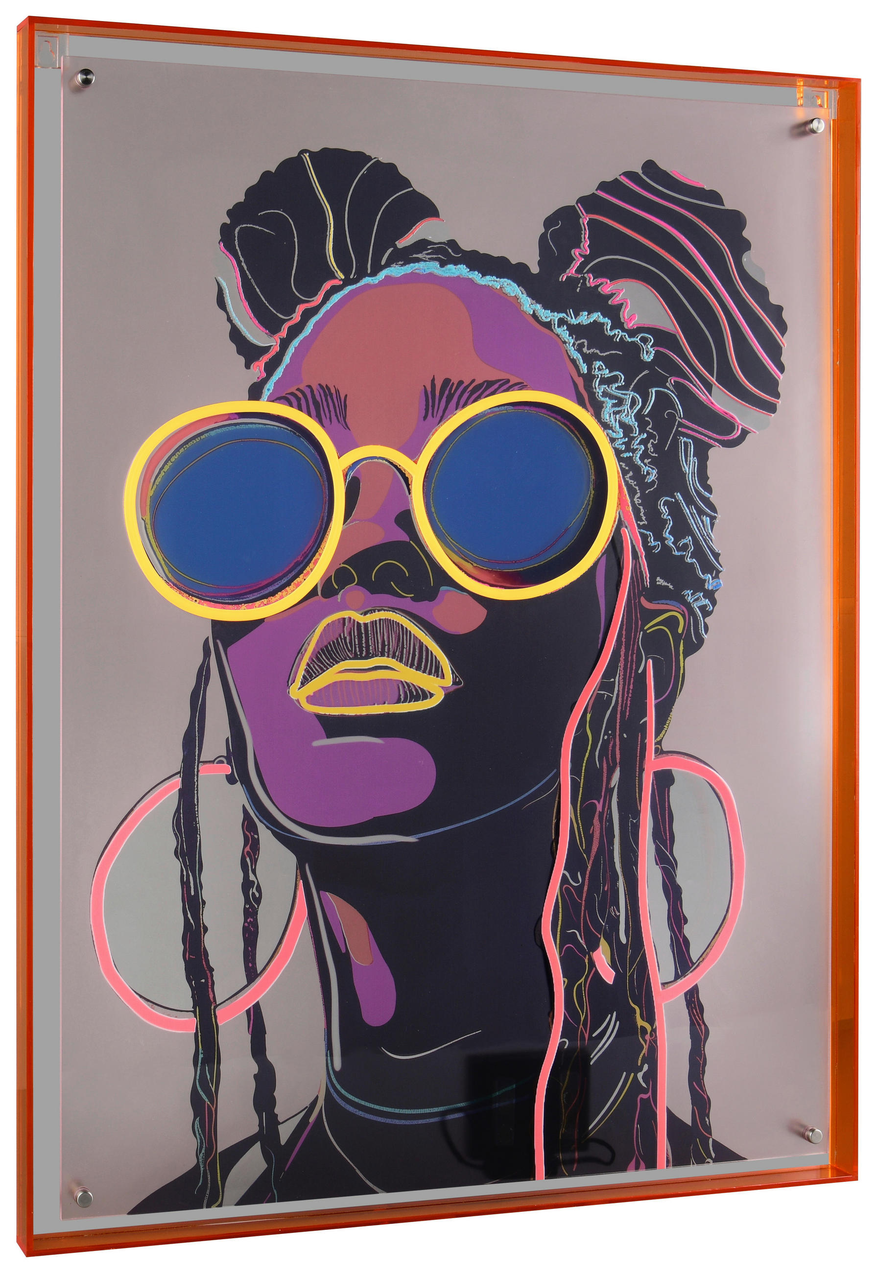 ACRYLGLASBILD 65/85,4/1,5 cm  - Multicolor/Braun, Design, Kunststoff (65/85,4/1,5cm)