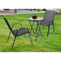 GARTENSET  - Anthrazit, MODERN, Glas/Metall - MID.YOU