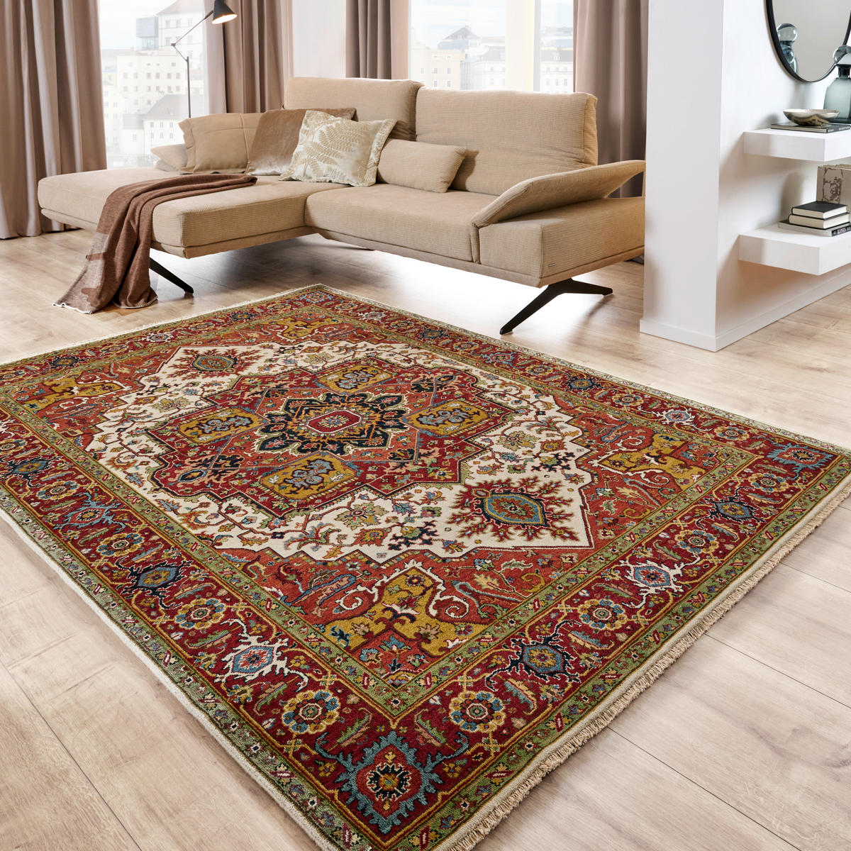 ORIENTTEPPICH 170/240 cm BACHSCHAYESCH BEIGE Beige  - Beige, LIFESTYLE, Textil (170/240cm) - Cazaris