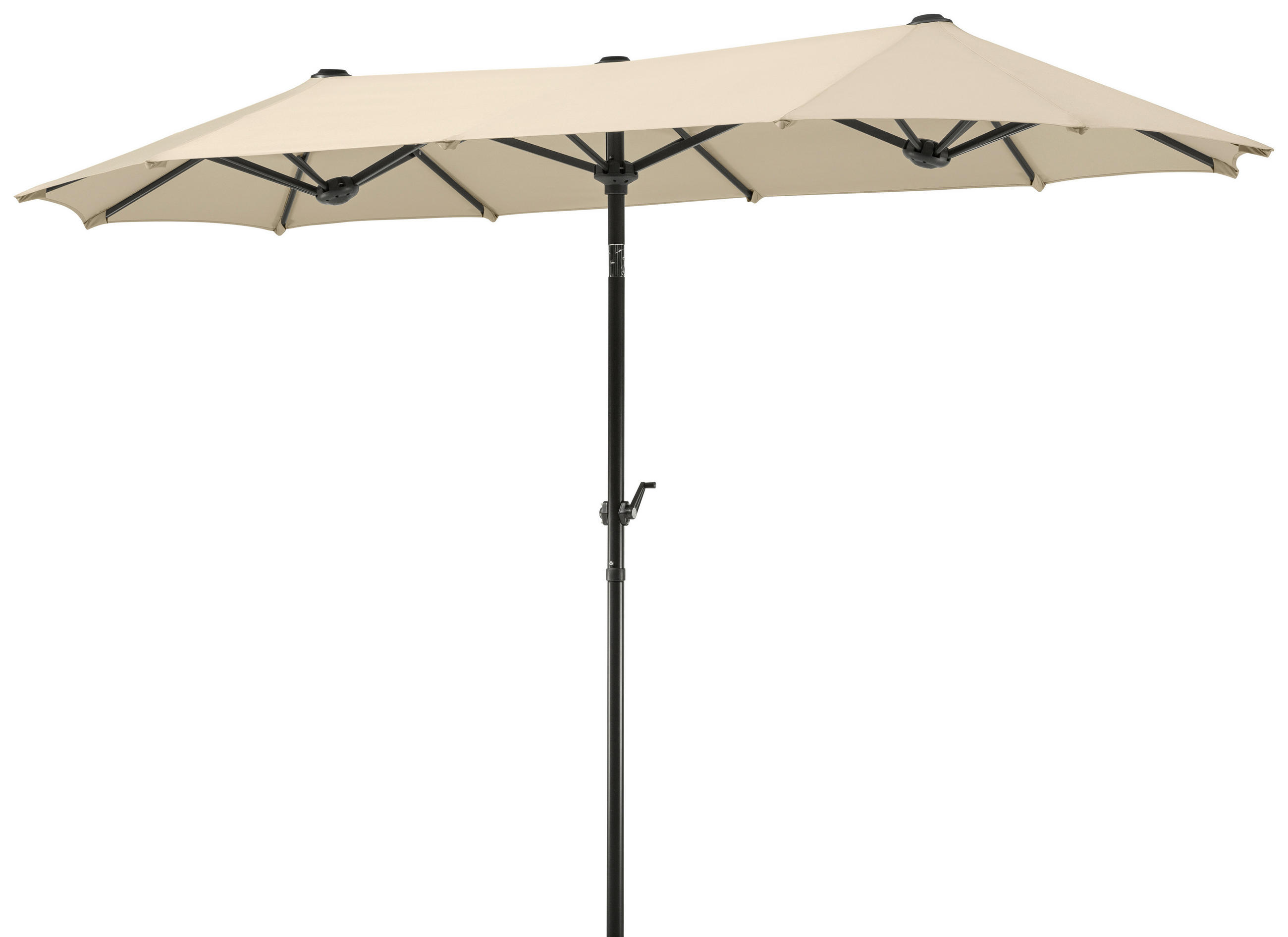 XXXL DVOJITÝ SLNEČNÍK 300/220/150 cm