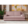 SCHLAFSOFA  in Mikrofaser Rosa  - Schwarz/Rosa, KONVENTIONELL, Kunststoff/Textil (212/93/90cm) - Carryhome