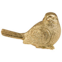 DEKORAČNÍ PTÁK - barvy zlata, Lifestyle, plast (14,5/7,5/8,5cm) - Ambia Home