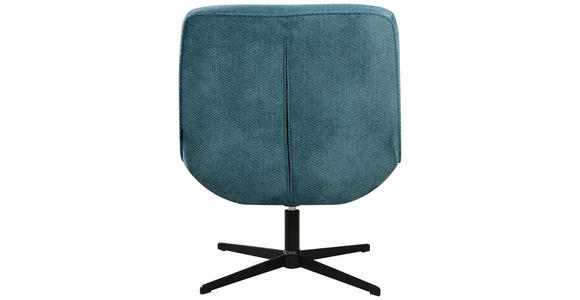 SESSEL in Struktur Pastellblau  - Pastellblau/Schwarz, Design, Holz/Textil (71/83/79cm) - Carryhome