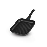 GRILLPFANNE N8WERK  - Schwarz, Basics, Kunststoff/Metall (28/28/4,4cm)