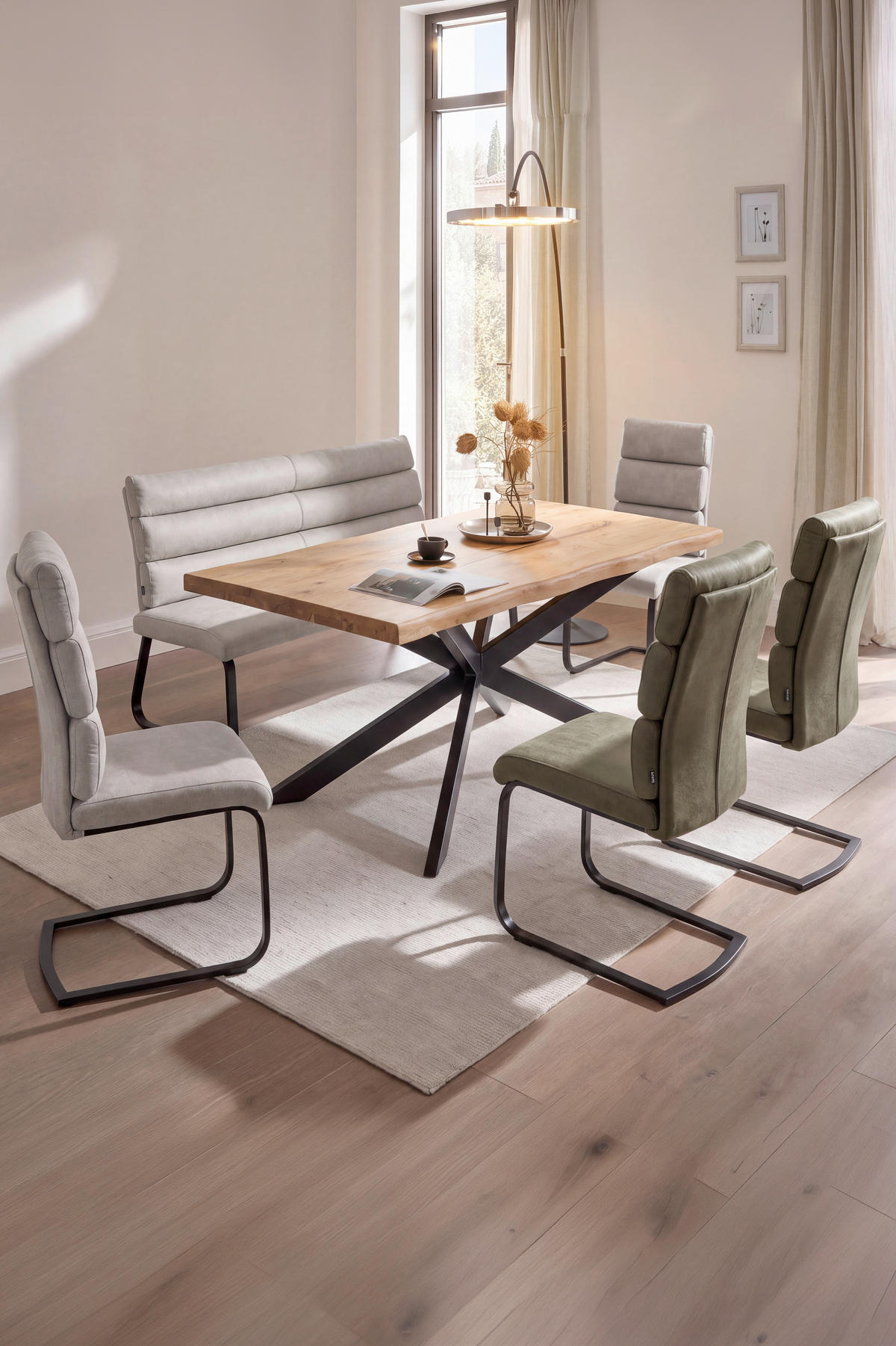 {iNAME,[ ]}154/78/73 cm  Metall Dunkelgrau  - Dunkelgrau, Design, Metall (154/78/73cm) - Valdera
