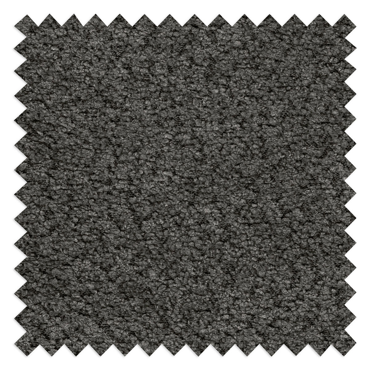ECKSOFA in Bouclé Anthrazit  - Weiss/Anthrazit, Design, Kunststoff/Textil (113/300cm) - Livetastic