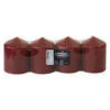 STUMPENKERZE 7,7/10 cm  - Rot, KONVENTIONELL (7,7/10cm)