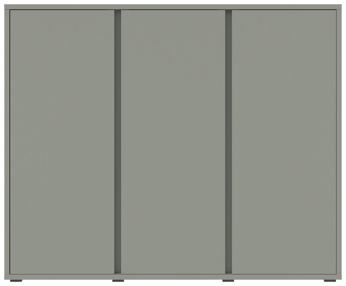 OMARA ZA ČEVLJE zelena - zelena/antracit, Design, umetna masa/leseni material (145/120/34cm) - Xora