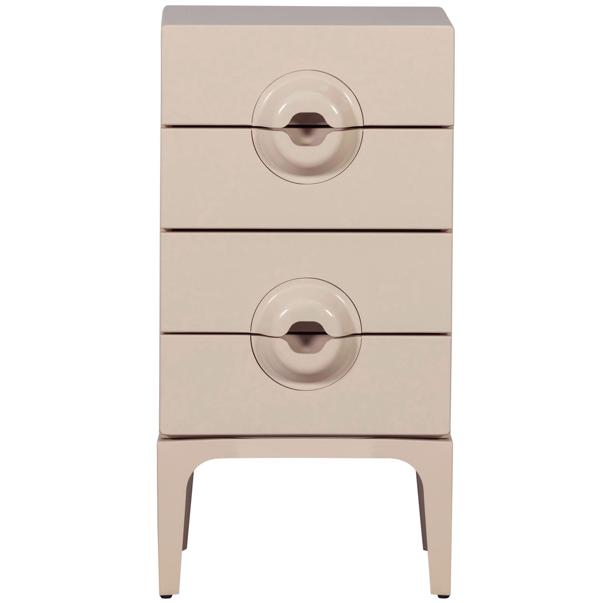 KOMMODE Merge  in 44/89/45 cm  - Greige, Design, Holz (44/89/45cm) - Livetastic