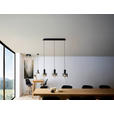 HÄNGELEUCHTE 90/20/120 cm  - Schwarz, Design, Glas/Metall (90/20/120cm) - Dieter Knoll
