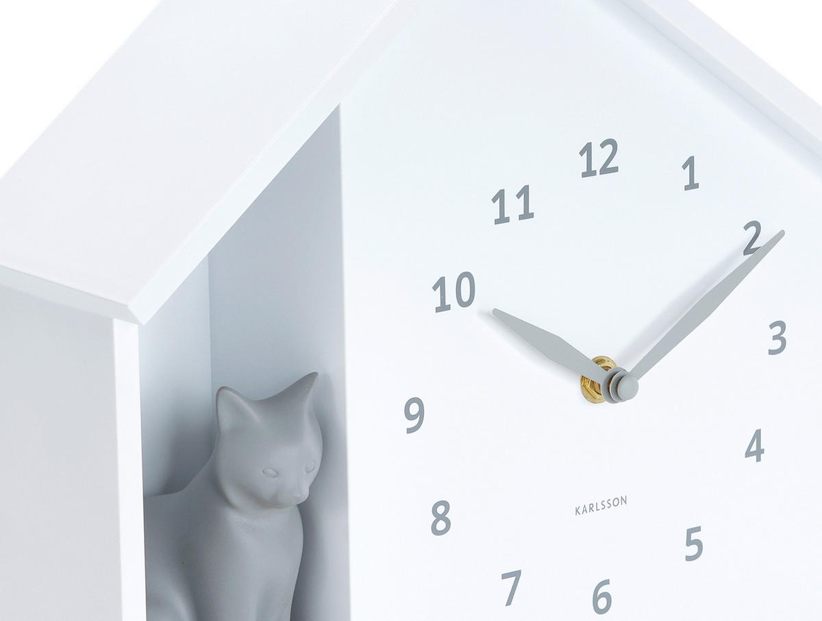 WANDUHR  Weiß  - Weiß, Basics, Kunststoff (24.9/27cm) - Karlsson