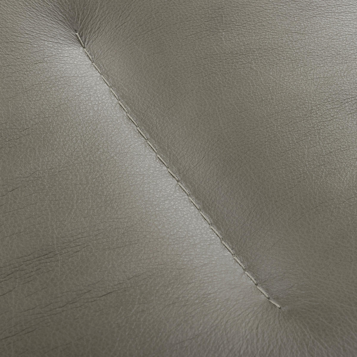 SESSELSET Echtleder Grau  - Kirschrot/Schwarz, Design, Leder/Metall (67/87/74cm) - Livetastic