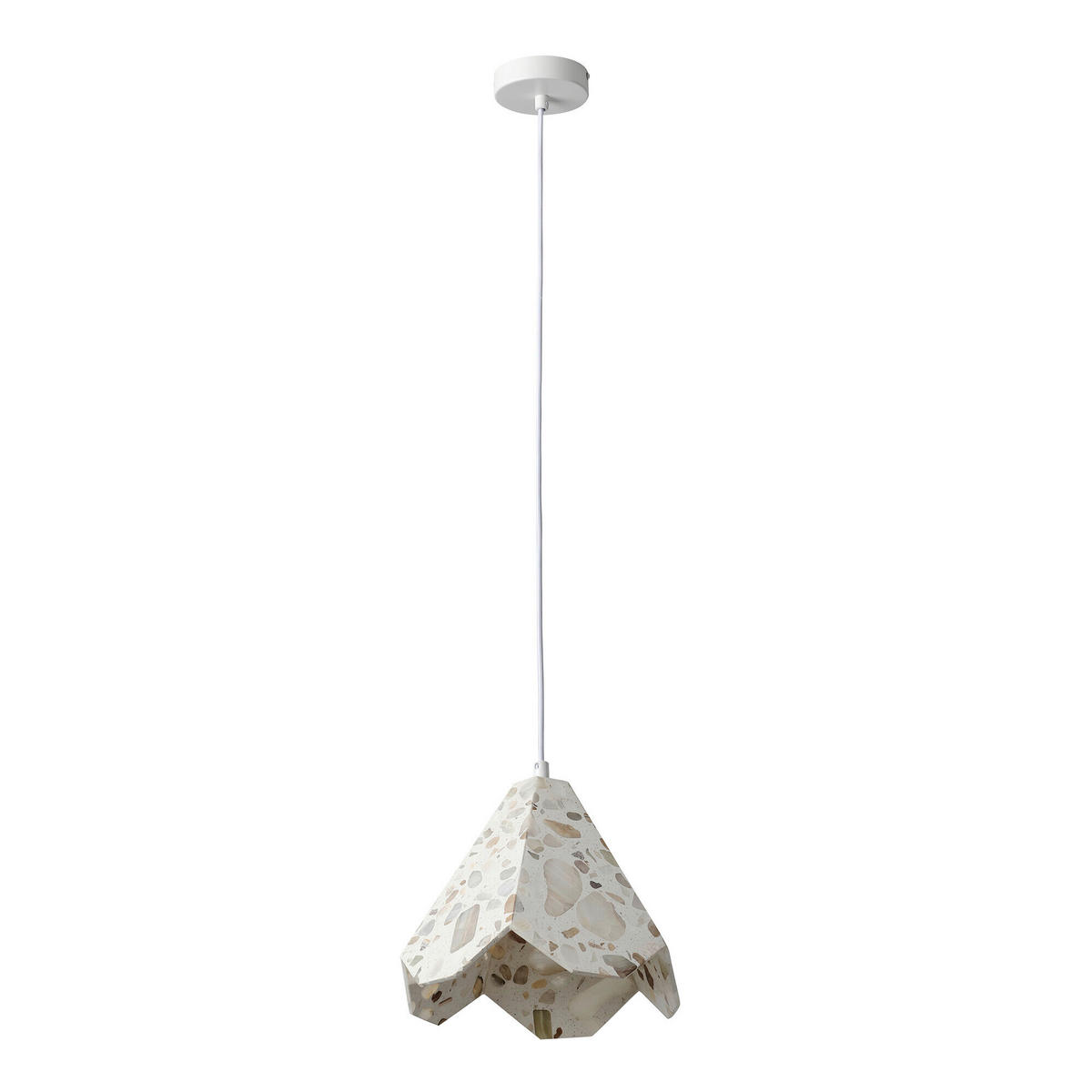 HÄNGELEUCHTE 26,4/26,2/150 cm  - Beige, Basics, Stein (26,4/26,2/150cm) - Osram