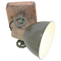 DECKENSPOTS - Anthrazit/Kupferfarben, Trend, Holz/Metall (59/19/23cm)